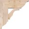 Ekena Millwork Balboa Traditional Smooth Bracket w/ Offset Brace, Douglas Fir, 7 1/2"W x 20"D x 20"H BKT0806X20X20BOA01SDF - alternate 4